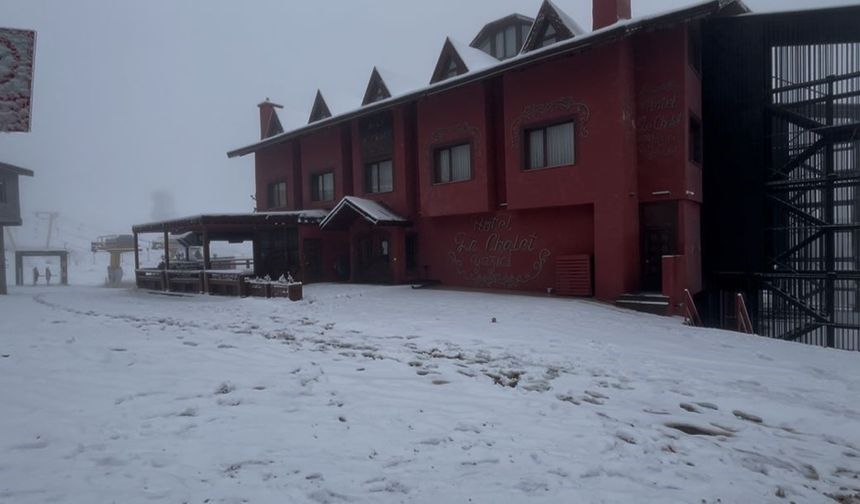 Uludağ'da kar var oteller kapalı
