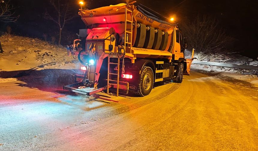 Kar yağışı Osmangazi’de hayatı aksatmadı