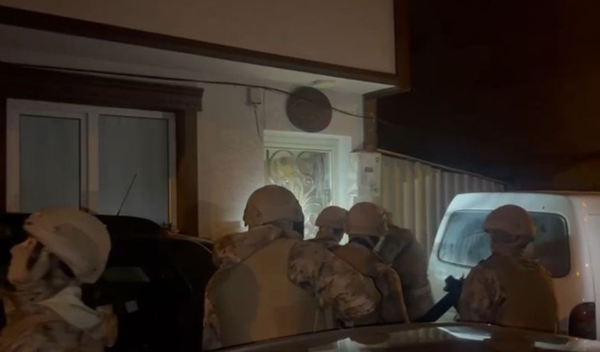 Bursa'da suç örgütüne baskın: İş yerine molotof atmışlardı