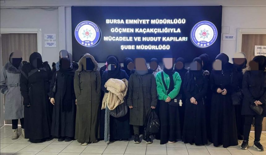 Bursa'da mültecilerin çalıştırdığı iş yerine operasyon: 46 gözaltı