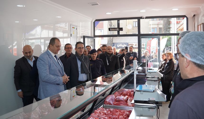 İznik'te Et Satış Noktası hizmete açıldı