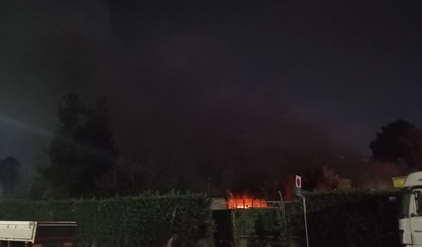 Bursa’da tekstil fabrikasında yangın