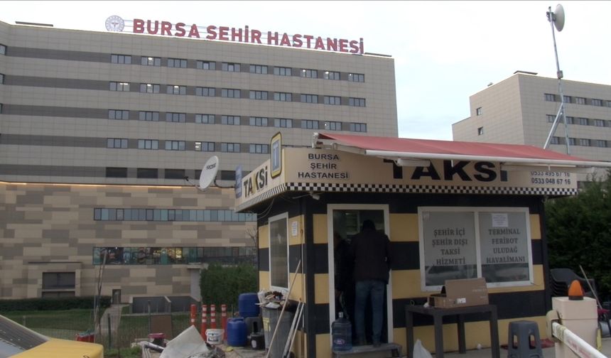 Bursa Şehir Hastanesi taksi durağında dehşet