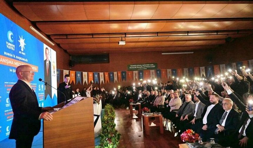 AK Parti Bursa 63. il danışma meclisi toplantısı geniş katılımla yapıldı