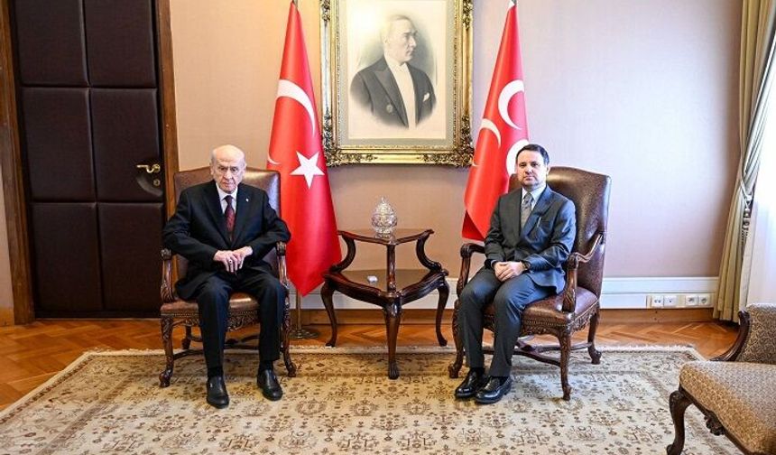 Akın Gürlek, MHP lideri Devlet Bahçeli’yi TBMM’de ziyaret etti