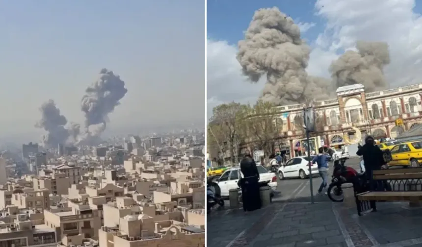 İsrail, İran'a saldırı başlattı! Tahran'da çok sayıda patlama