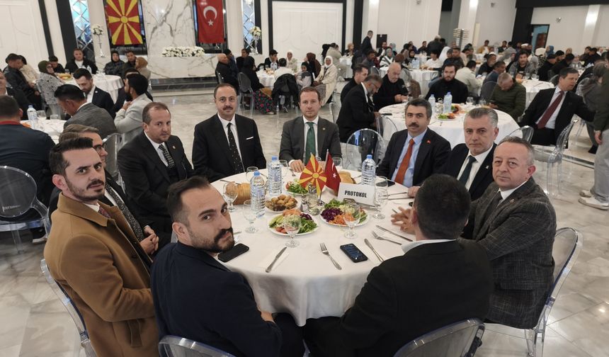 Başkan Yılmaz Evlad-I fatihan ile kardeşlik sofrasında