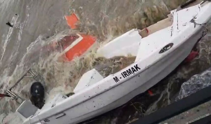 Bursa sahillerinde çok sayıda tekne battı