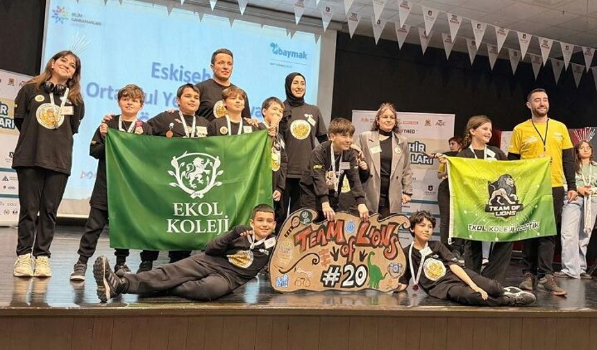 Bilimle yükselen aslanlar: Ekol Koleji  Team of Lions Bursa’yı temsil edecek!