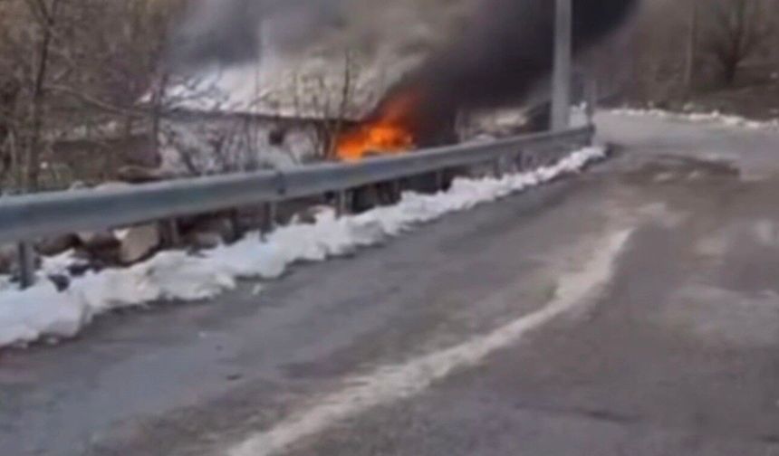 Bursa'da bağ evinde çıkan yangın korkuttu