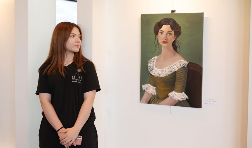 Osmangazi’de Genç Yeteneklerden Anlamlı Sergi: “Atatürk’ün Çocuklarından Sanata Bakış