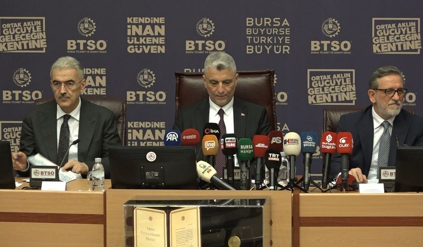 Bakan Bolat, Bursa'da iş insanlarıyla bir araya geldi