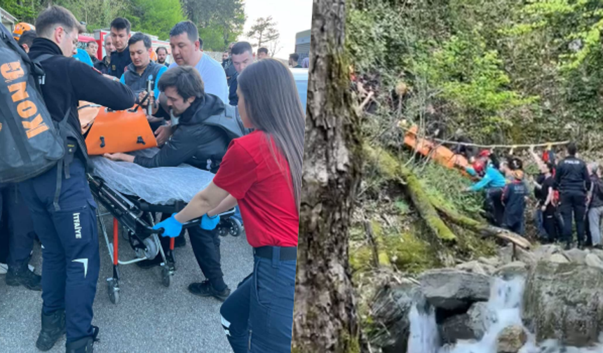 Bursa'da kalp krizi geçirdi, dereye düştü