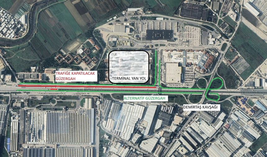 Bursa'da trafik düzenlemesi