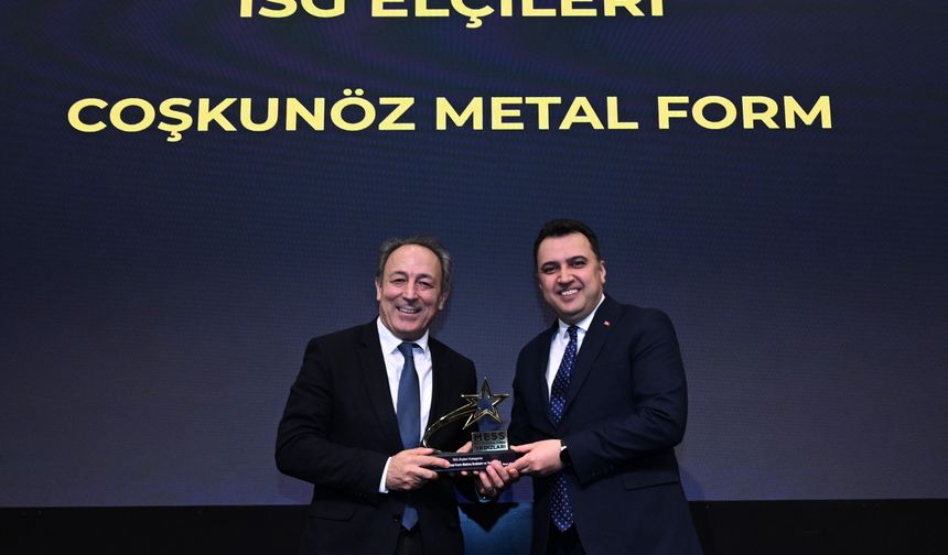 Coşkunöz Metal Form’a MESS İş Güvenliği Yarışmasında Ödül
