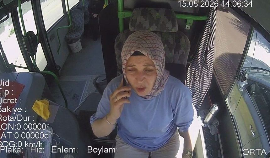 BURULAŞ’ın kadın otobüs sürücüsünden örnek davranış