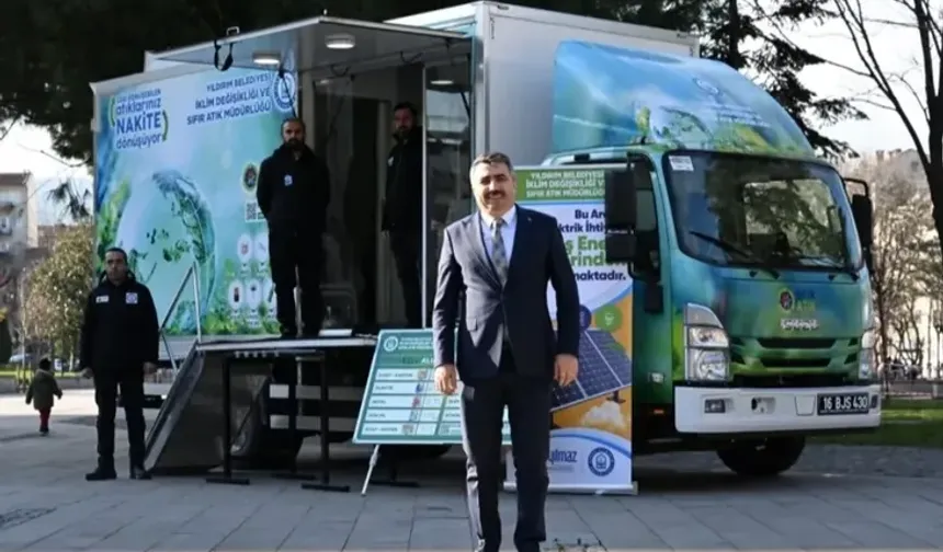 Bursa'da atıklar nakite dönüşüyor