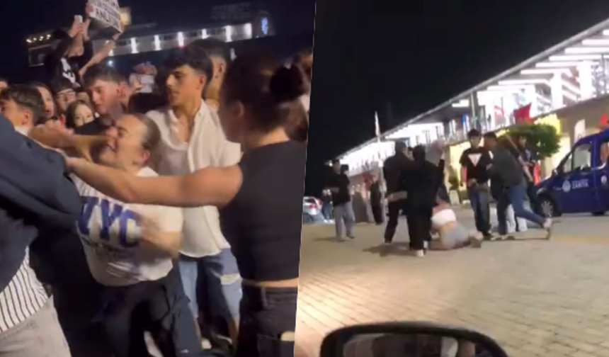 Konserde tekme ve yumruklar havada uçuştu