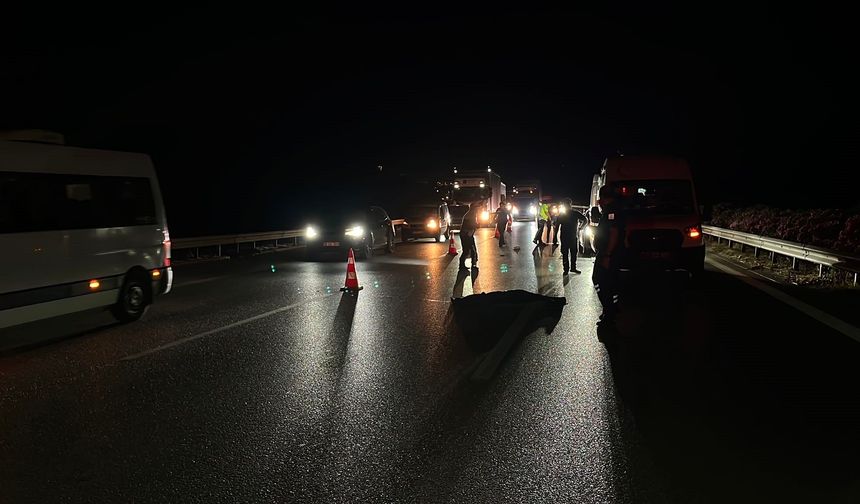 Bursa'da otobanda feci kaza: 1 ölü