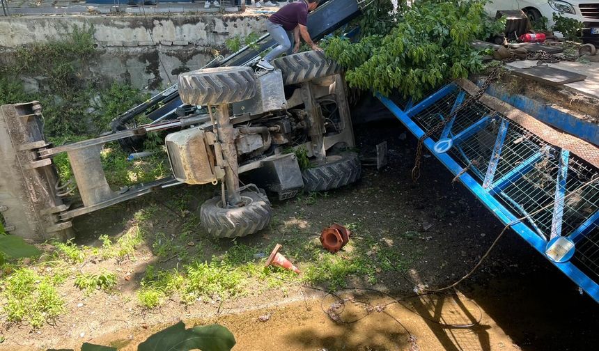 Bursa'da dere çalışmasında faciadan dönüldü