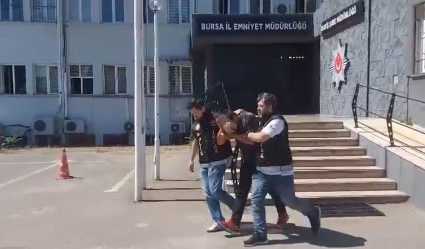 Bursa'da ilginç kaçış planı polise takıldı