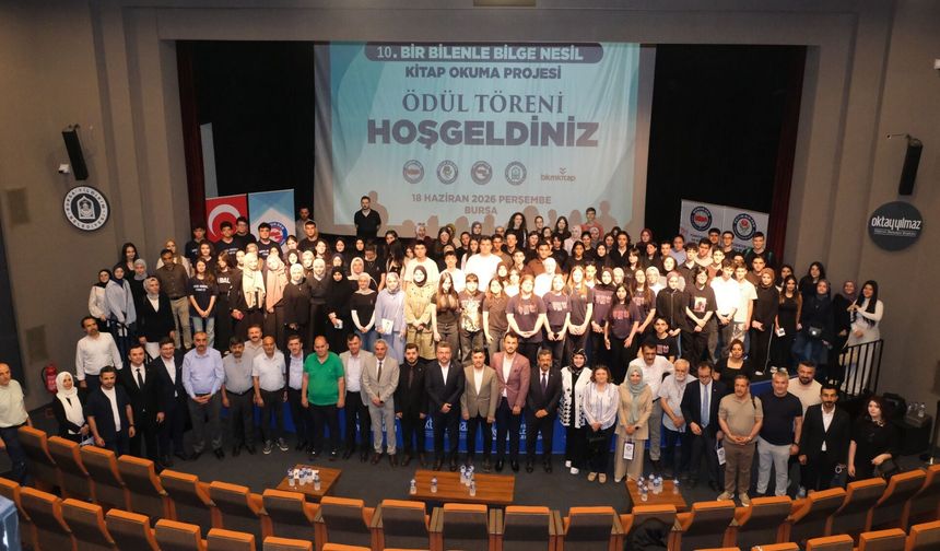Bir Bilenle Bilge Nesil Projesi’nin 10. yılında başarılı öğrenciler ödüllendirildi