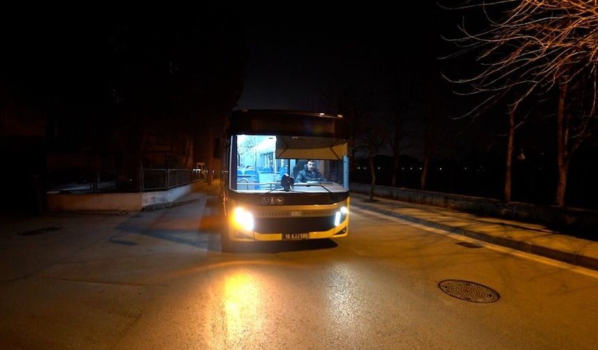 Bursa'da gece seferleri devam ediyor