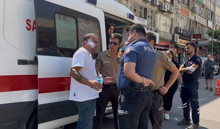 Bursa'da adliye önünde ortalık savaş alanına döndü