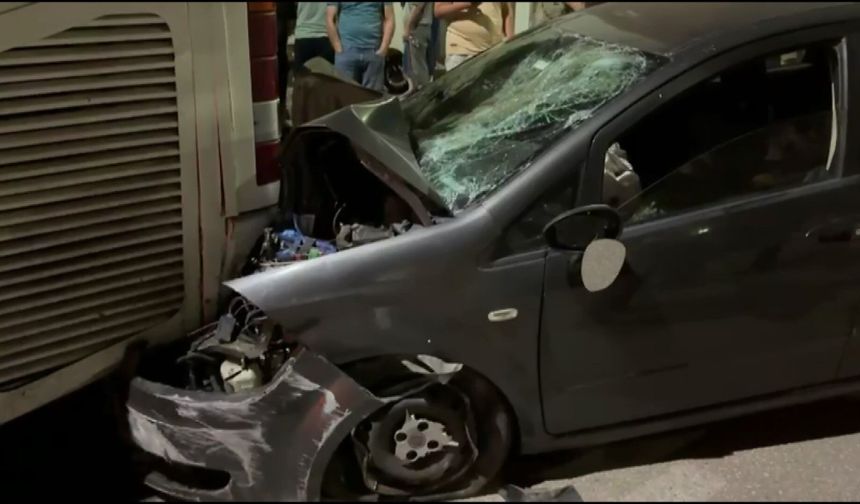 Bursa'da hız ve alkol kazayı getirdi