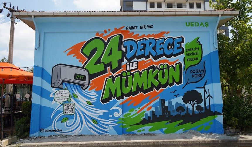 UEDAŞ, "24 derece ile mümkün" sloganını trafolara taşıdı