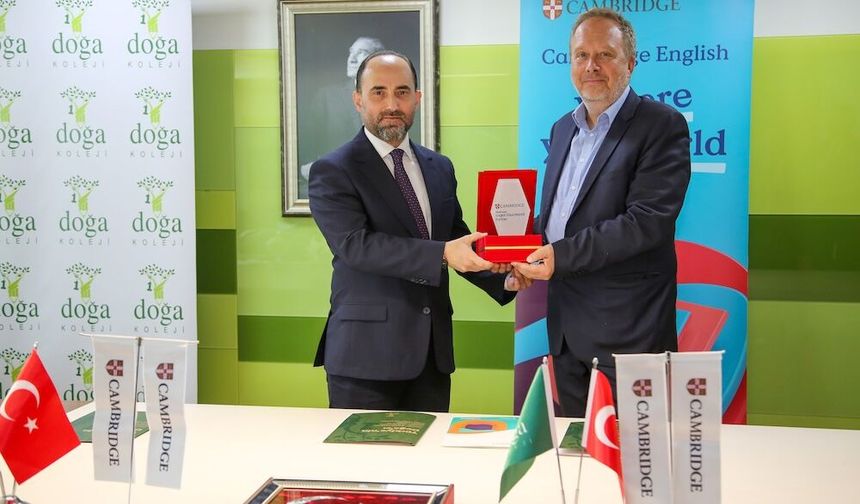 Doğa Koleji, Cambrıdge Englısh Platınum Eğitim Partneri olan Türkiye’deki ilk ve tek eğitim kurumu oldu