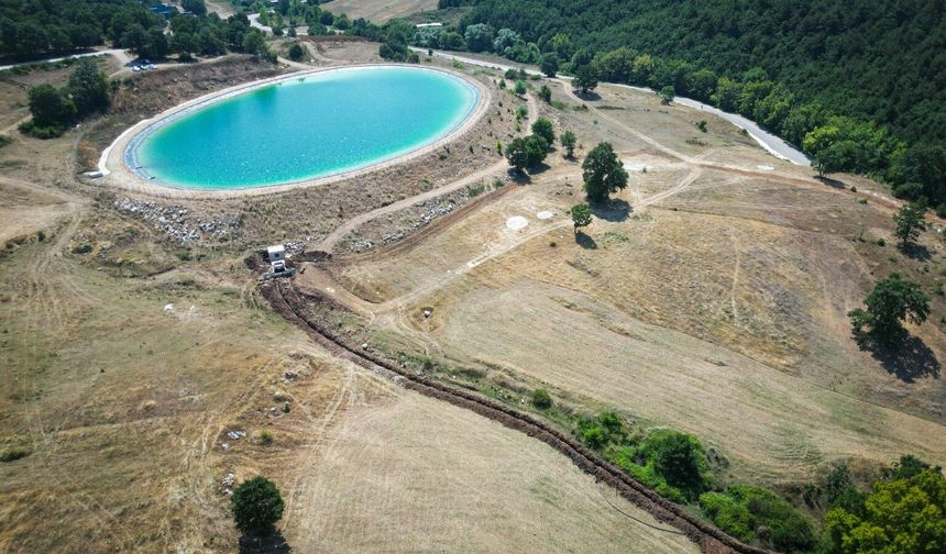 Büyükşehir, Gemlik’te sulama tesisini kısa sürede yüzde 80’e ulaştırdı