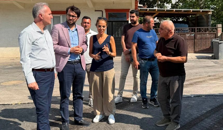 İnegöl'de BUSKİ'nin altyapı çalışmaları devam ediyor