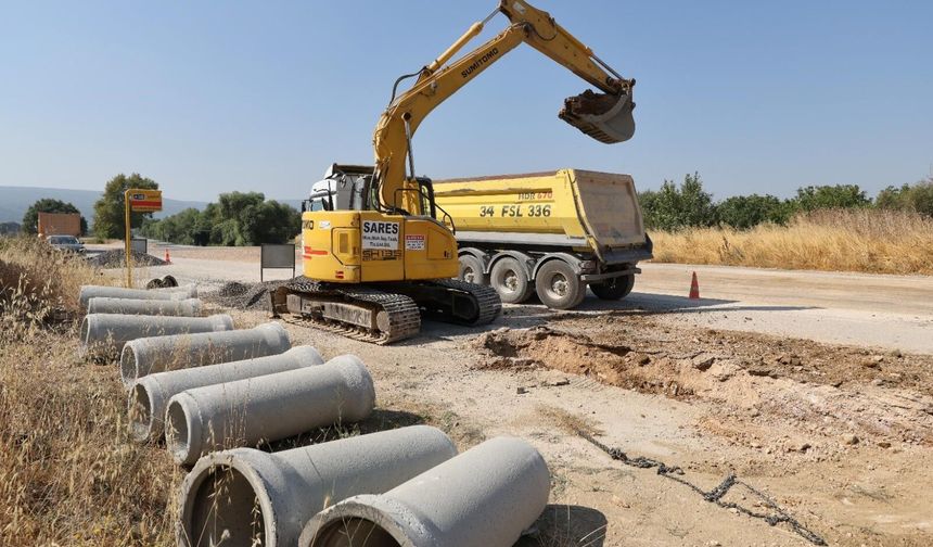 Büyükşehir’den Nilüfer’e 7 bin 600 metrelik altyapı yatırımı