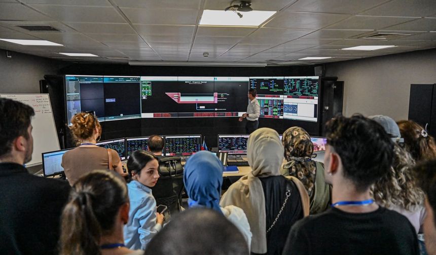 Büyükşehir stajyerleri hizmet alanlarını yerinde inceledi