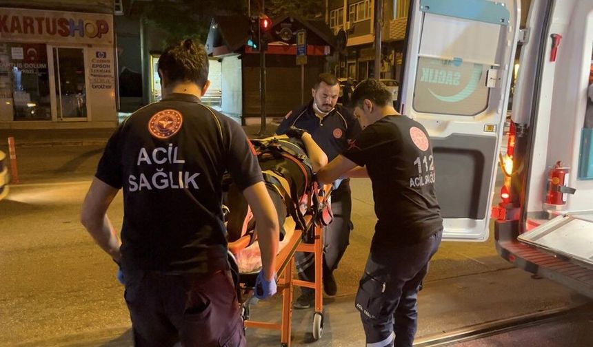 Bursa'da motosiklet devrildi: Kadın sürücü yaralandı