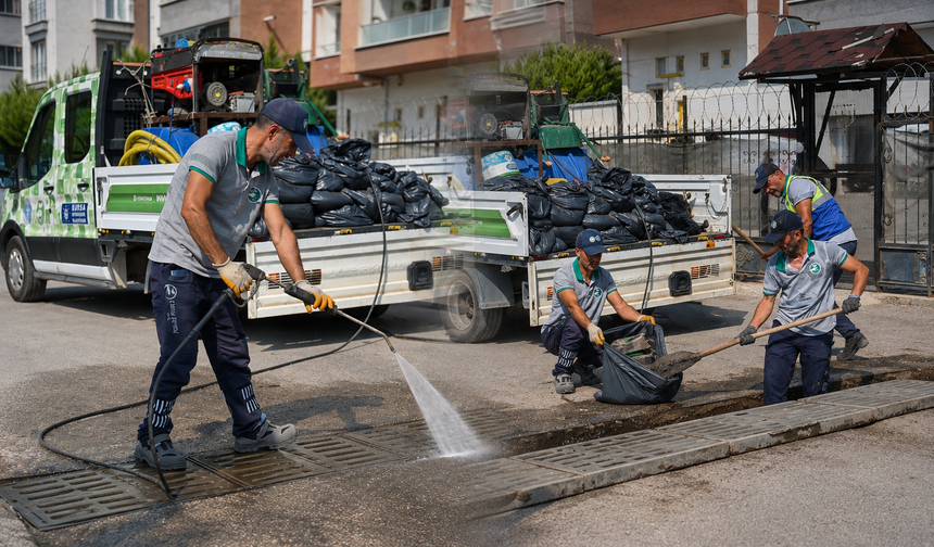 Büyükşehir'den altyapıya bahar temizliği