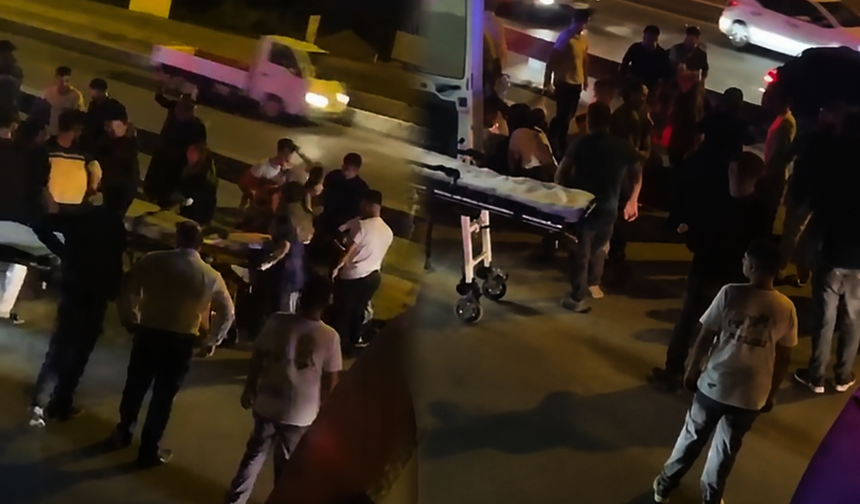 Yolun karşısına geçerken otomobil çarptı: 1'i ağır 2 yaralı