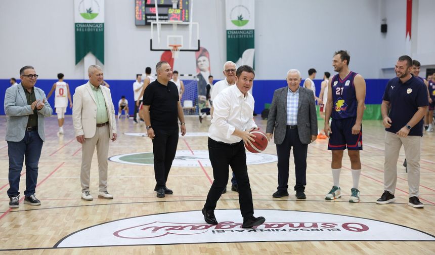 Başkan Erkan Aydın'dan basketbola tam destek