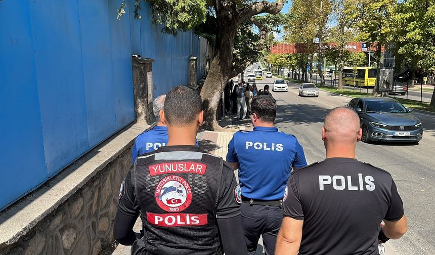 Bursa polisi okul çevrelerinde kuş uçurtmuyor