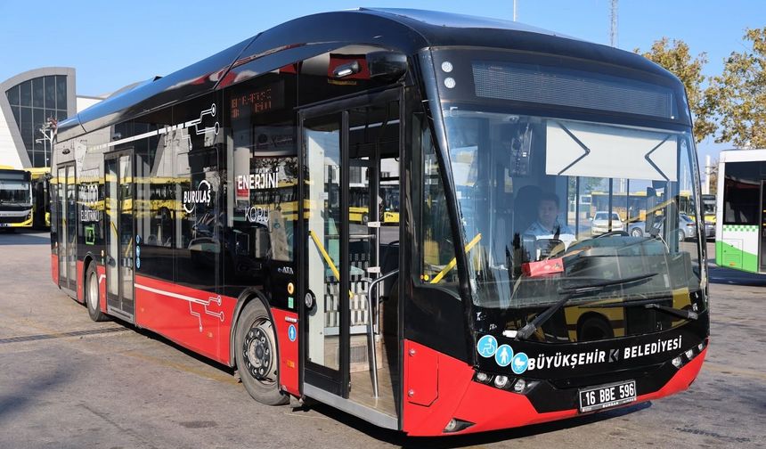 Bursa’da toplu ulaşım elektrikliye dönüyor