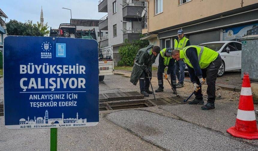 Büyükşehir'de yağmur teyakkuzu