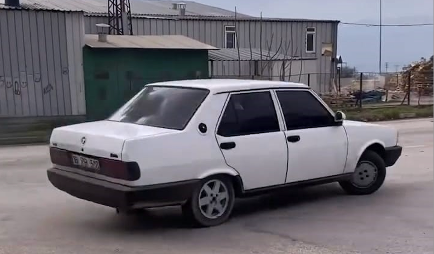 İnegöl'de drift atan sürücüye 165 bin TL ceza