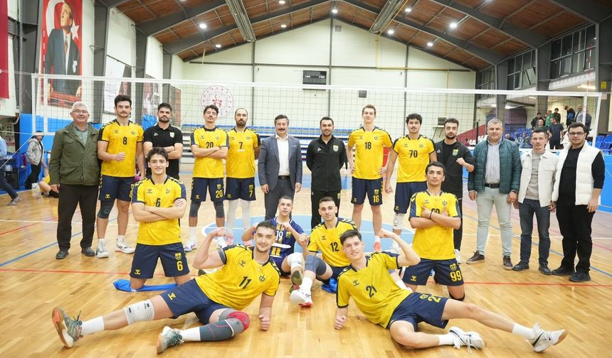 Yenişehir Belediyespor filede 2'de 2 yaptı