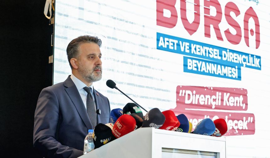 Büyükşehir'den Türkiye'de bir ilk: Bursa afet anayasası