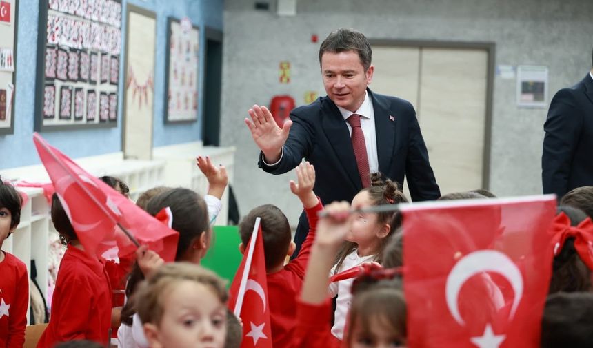 Osmangazi'de cumhuriyet coşkusu kreşlere taştı